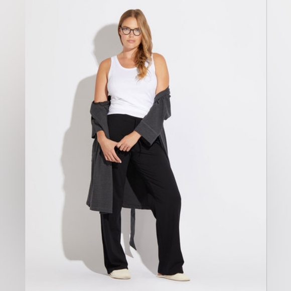 Pact organic gray drawstring lounge pants size xs - Picture 3 of 3